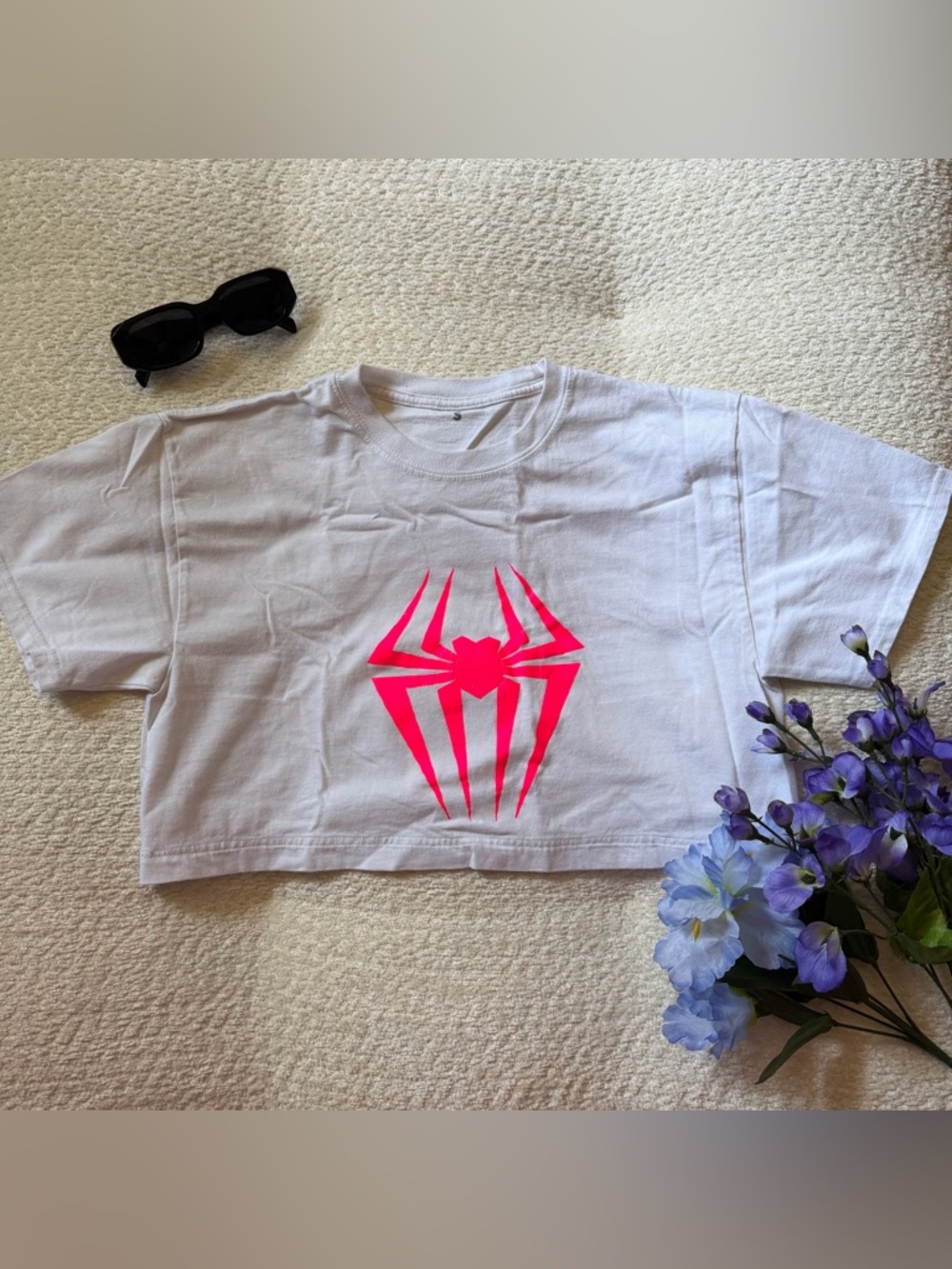 Spider-Gwen crop top